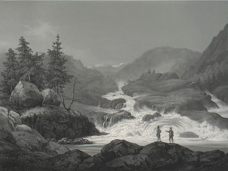 1825-Magnus Thulstrup Bagge - Laurbrofos a Kongsberg Bagge